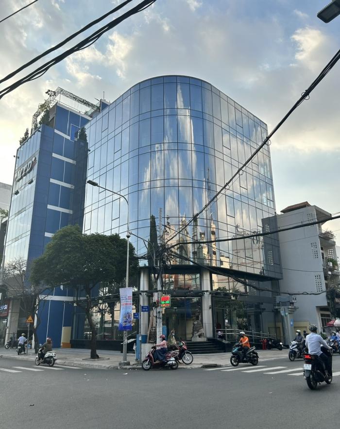 Cho thuê tòa văn phòng Góc 2 mặt tiền 187 - 189 - 191 - 193 - 195 Xuân Hồng và Xuân Diệu, P4, Quận Tân Bình. Hầm, 8 tầng