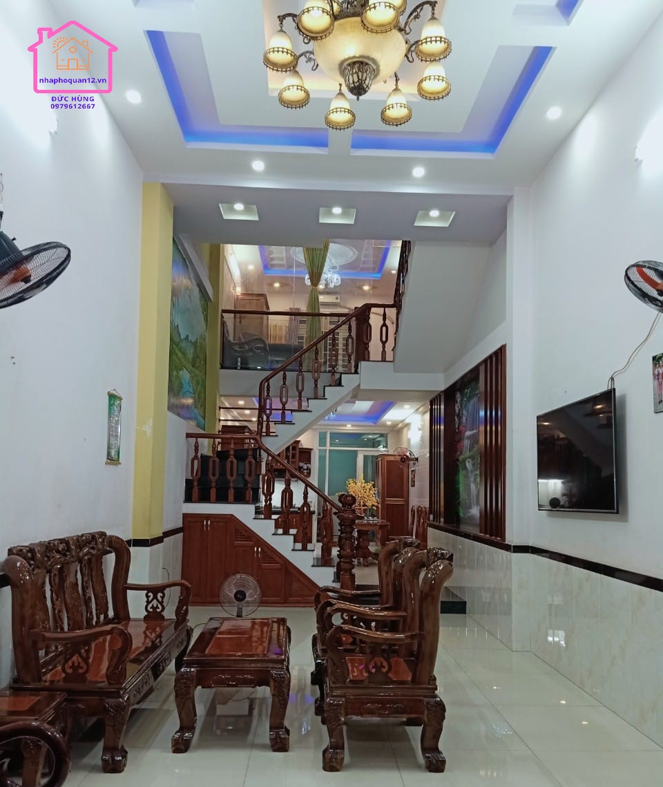 Bán nhà giá rẻ, Thới An 13 Quận 12, Diện tích 4x21.5