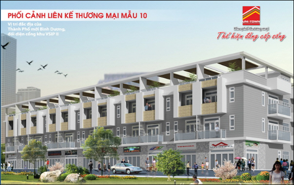 Thiết kế, mẫu nhà của Khu Phố Thương mại Uni-town | ảnh 2