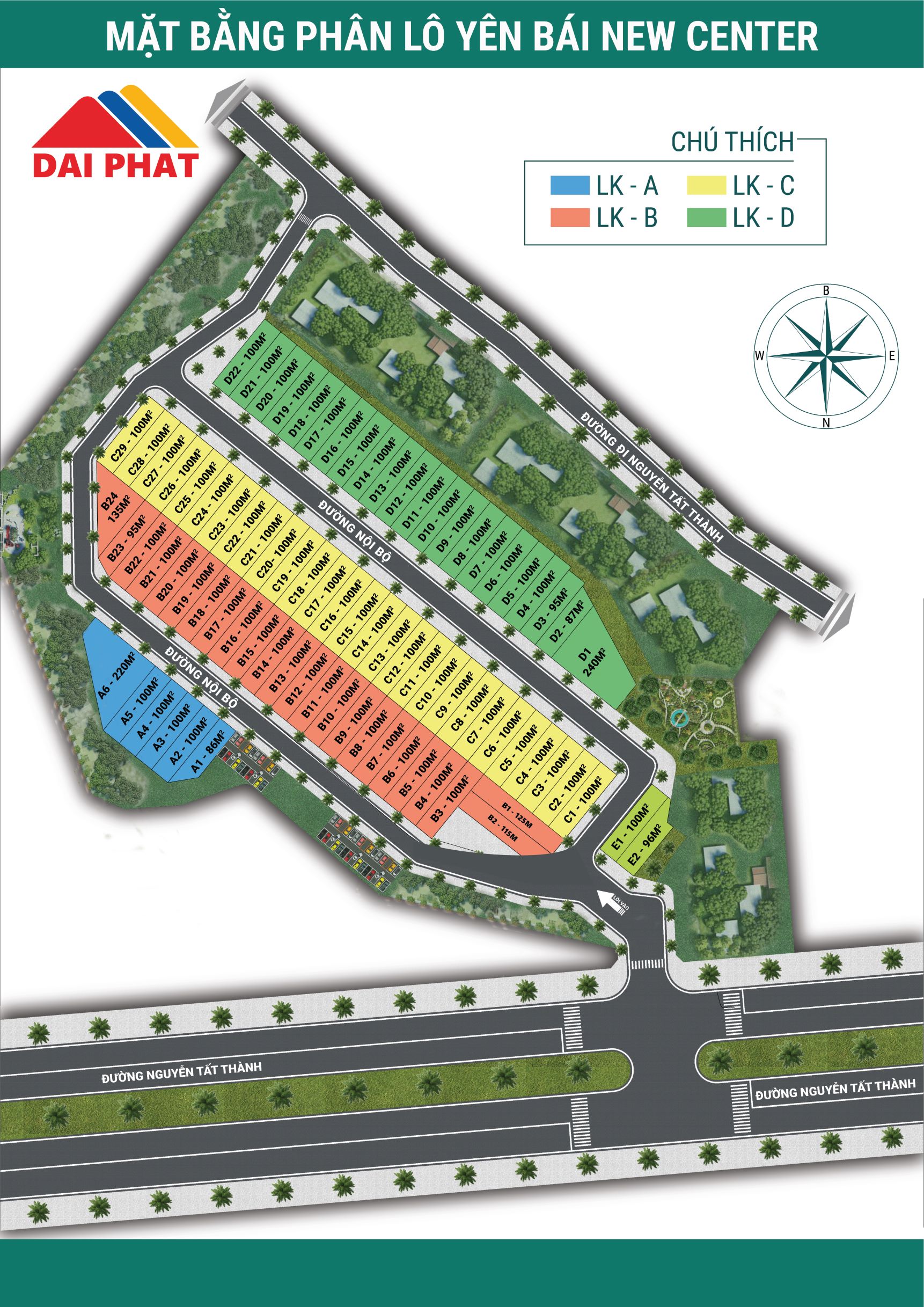 BÁN ĐẤT TRỤC ĐƯỜNG NGUYỄN TẤT THÀNH 52M TRUNG TÂM THÀNH PHỐ YÊN BÁI