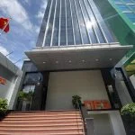 Cho thuê tòa nhà văn phòng mặt tiền Nguyễn Bỉnh Khiêm, Đa Kao, Quận 1. 11,5x27,5m, 2 hầm, 9 tầng