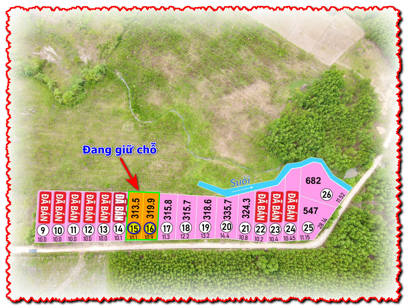 Bán 13 lô ở thôn Ba Cẳng, Khánh Hiệp, Khánh Vĩnh