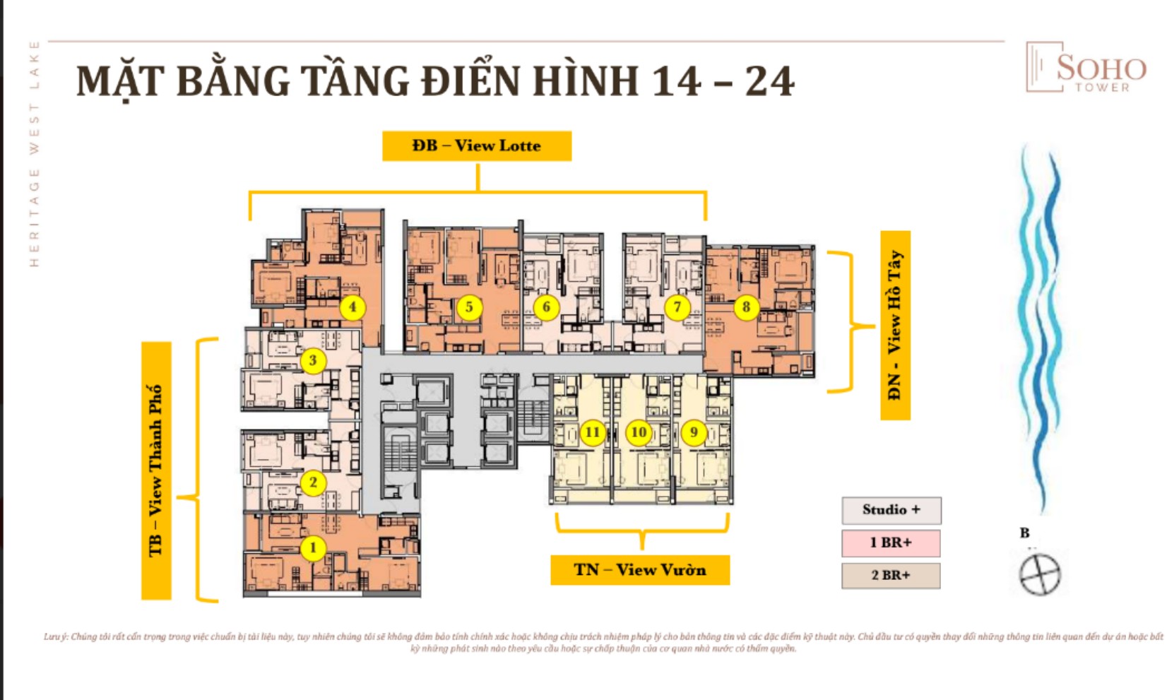 VỐN ĐẦU TƯ CHỈ TỪ 60TR/M2 - Sở hữu ngay căn hộ văn phòng CAO CẤP TIÊU CHUẨN A+ tại Tây Hồ - SOHO HERITAGE WEST LAKE