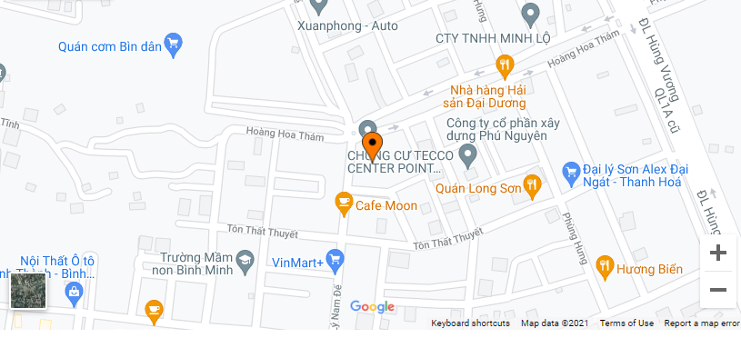 Vị trí dự án Tecco Center Point
