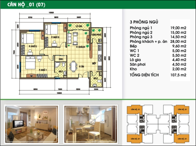 Thiết kế, mẫu nhà của Tecco tower - Chung Cư Linh Đông | 1