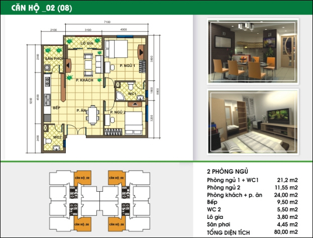 Thiết kế, mẫu nhà của Tecco tower - Chung Cư Linh Đông | 2