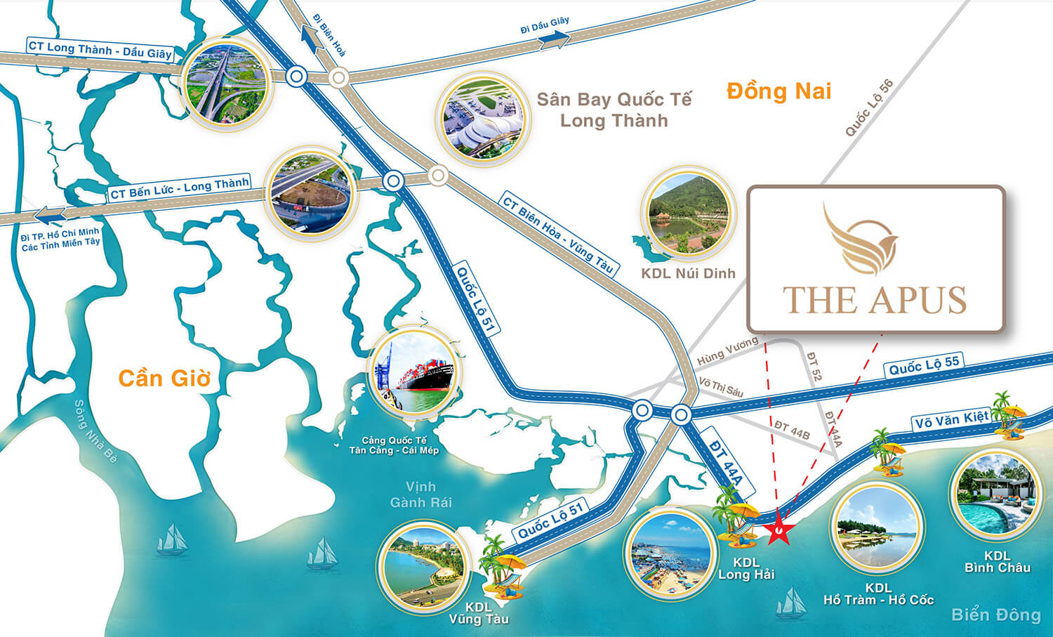 Vị trí dự án The Apus