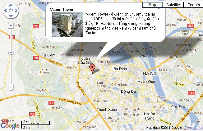 Vị trí của Vicem Tower | ảnh 1