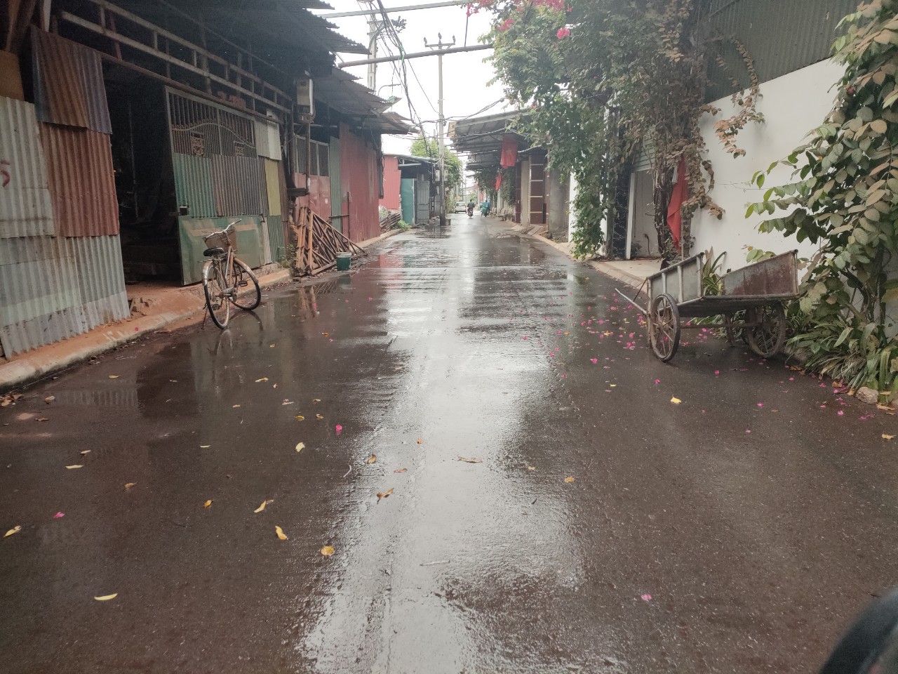 b á n đất tặng nhà 850 TRIỆU ĐƯỜNG Ô TÔ PHÓNG CÓ NHÀ 1 TẦNG DIỆN TÍCH 100 M MẶT TIỀN 9M SỔ ĐỎ LÂU DÀI