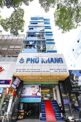 Cho thuê tòa văn phòng 2 mặt tiền Trần Hưng Đạo và Cao Bá Nhạ, Nguyễn Cư Trinh, Quận 1.