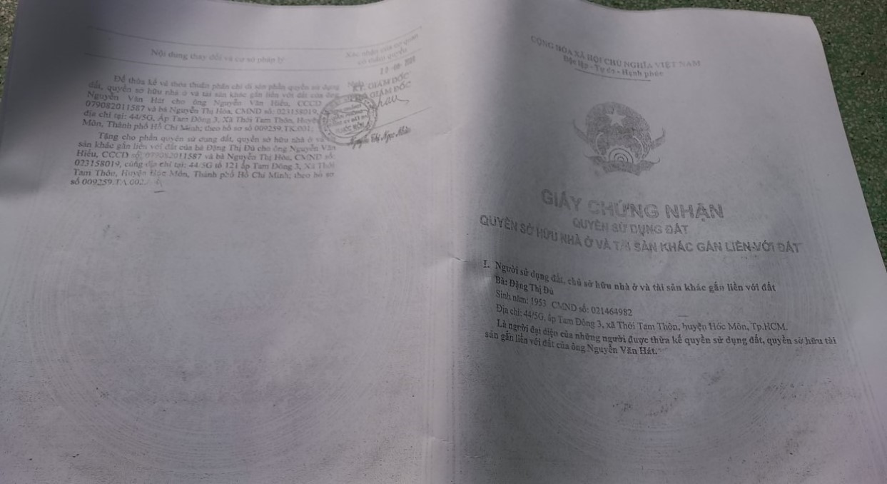 Bán nhà Đặng Thúc Vịnh 10x50 gồm 2 nhà và một dãy trọ hẻm xe tải