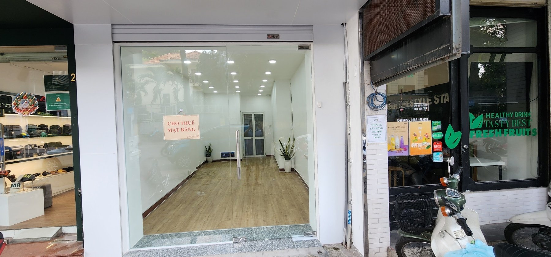 CHO THUÊ MẶT BẰNG MỚI SƠN SỬA MẶT TIỀN ĐƯỜNG PASTEUR, PHƯỜNG VÕ THỊ SÁU, QUẬN 3