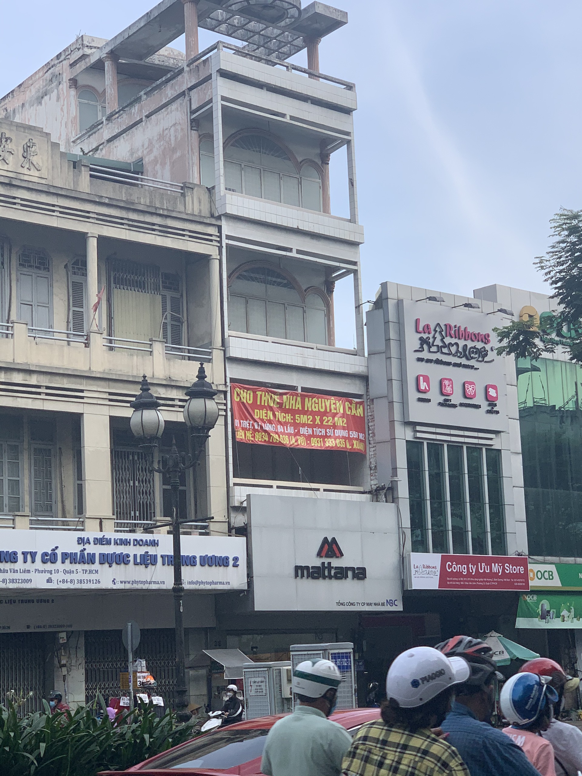 Mặt tiền 36A đường Châu Văn Liêm, đối diện Đại Quang Minh giá thuê 68 triệu, đường 2 chiều