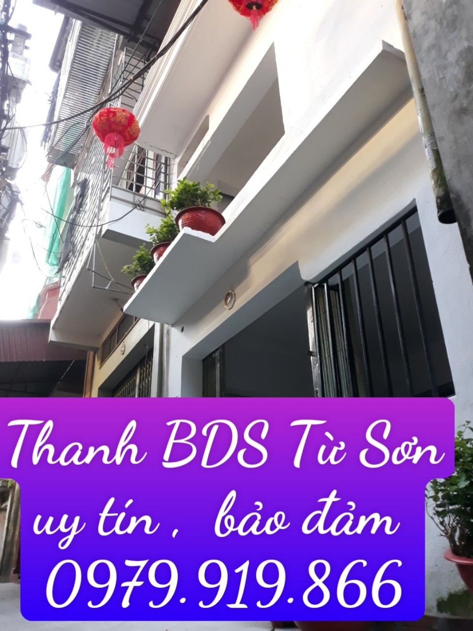 Thành phố Từ Sơn BDS BỨT PHÁ . Bán đất tặng nhà . Nhà 2 tâng diện tích 100 m mặt tiền 8 m đường ô tô đỗ cổng