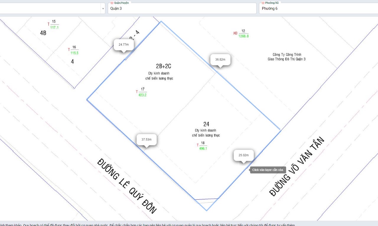 Siêu vị trí góc 2 mặt tiền Lê Quý Đôn Vs Võ Văn Tần gần 1000m2 giá chỉ 510 tỷ