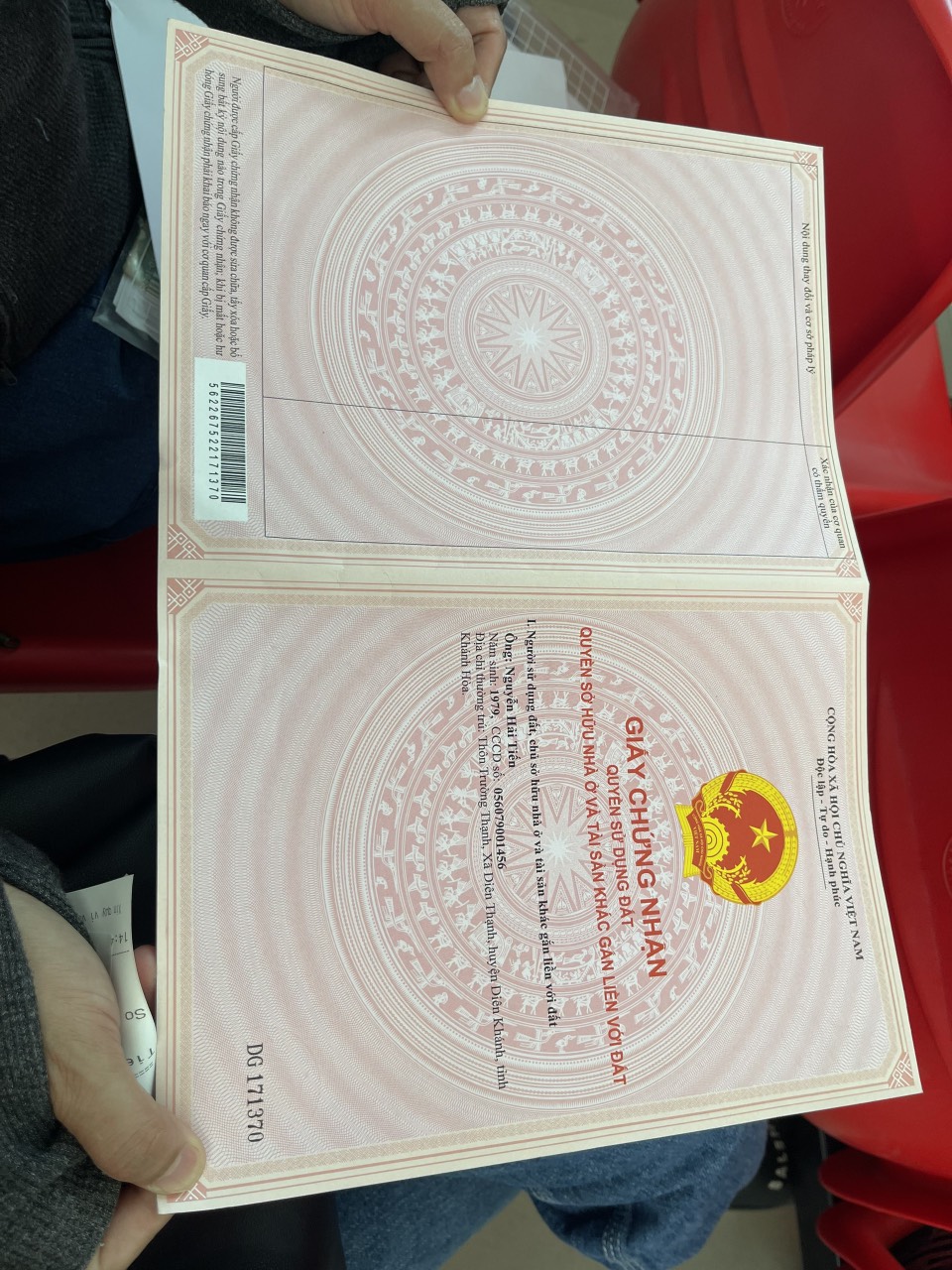 CHÍNH CHỦ CÂN BÁN 2 LÔ ĐẤT SÁT BỆNH VIỆN DIÊN PHƯỚC, DIÊN KHÁNH, KHÁNH HÒA