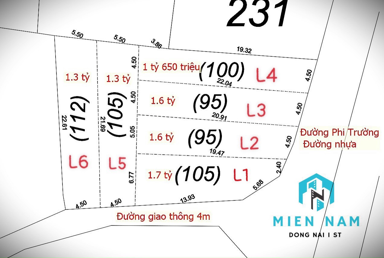 Bán Đất Xã Tân Bình Vĩnh Cửu phân lô đầu tư quá rẻ đồng nai