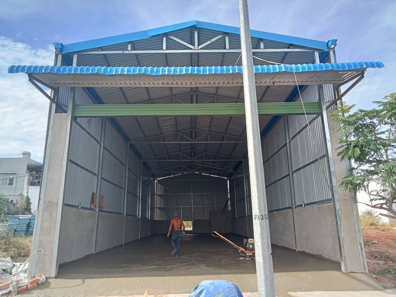 Chính chủ cho Thuê kho ( 8x 25) Có điện 3 pha