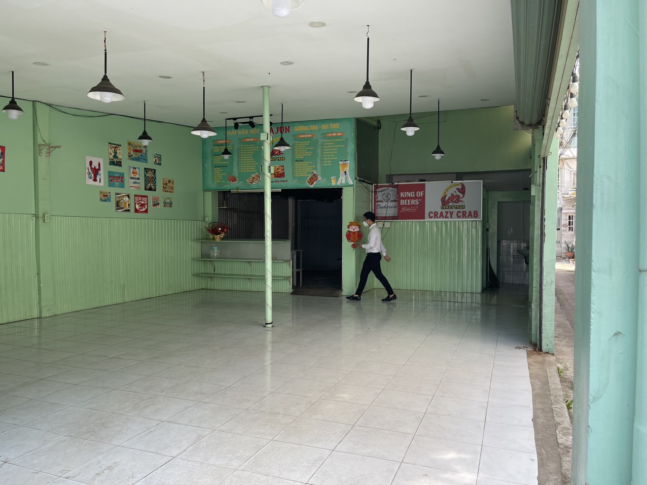 Cho thuê mặt bằng Trần Xuân Soạn p Tân Kiểng Q7.Dt 7,5x16 2pn 2wc.Giá :30tr/th