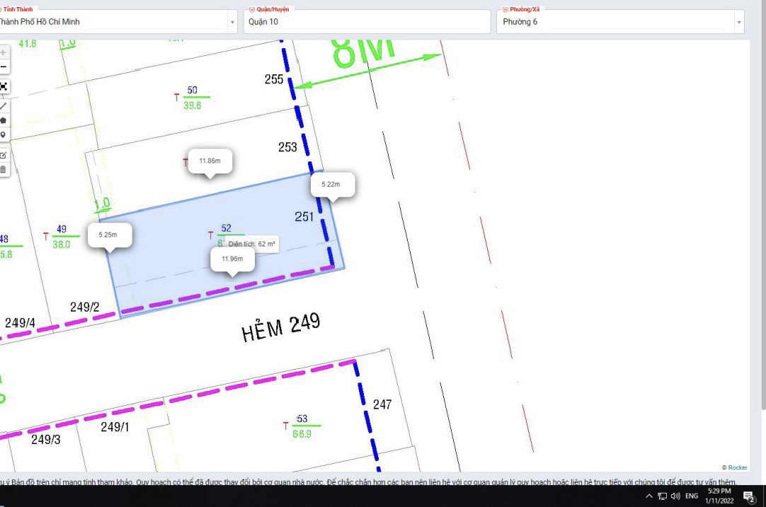 Mặt tiền ngang 5m đường Ngô QUyền, Quận 10