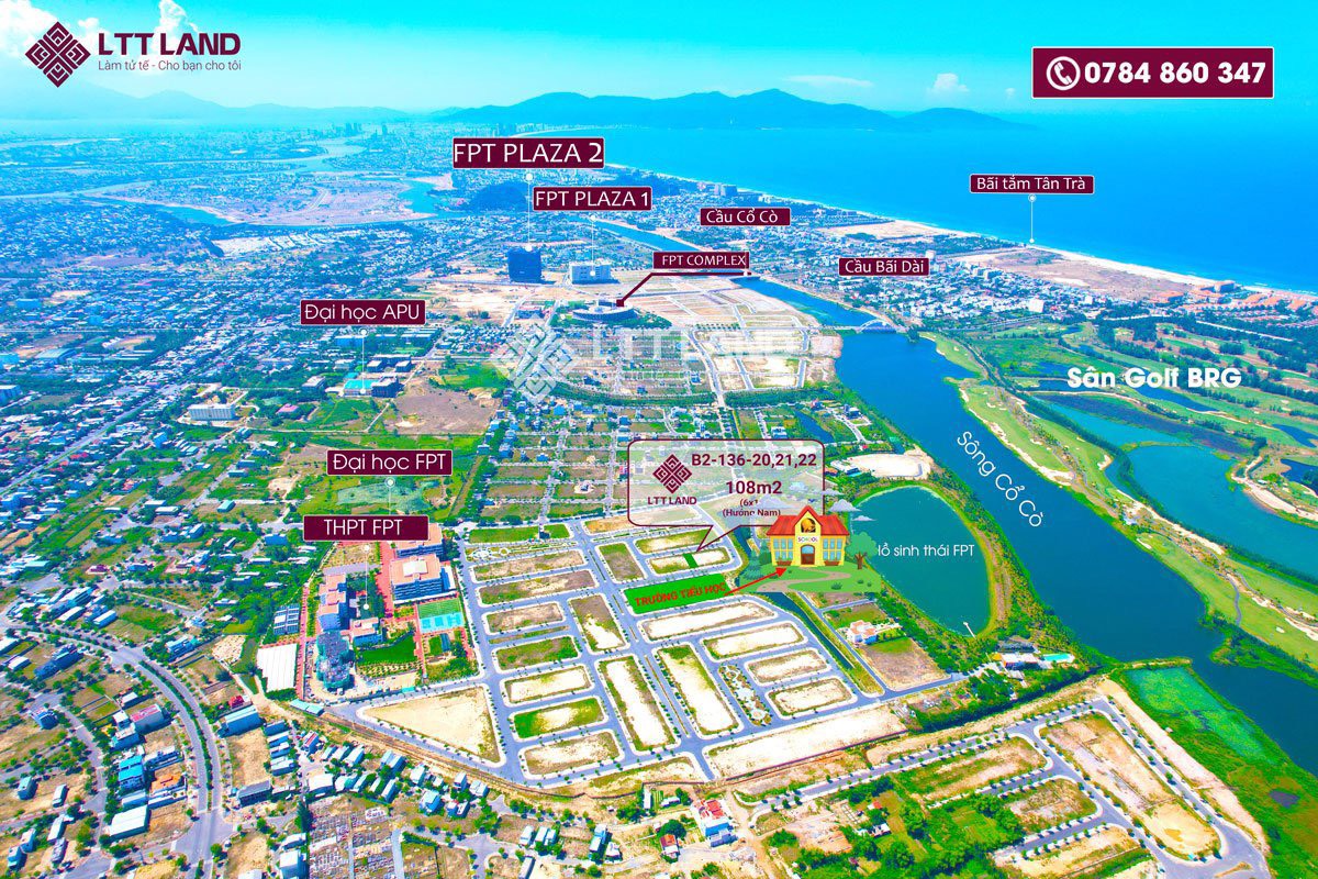 Bán đất FPT City Đà Nẵng 108m2