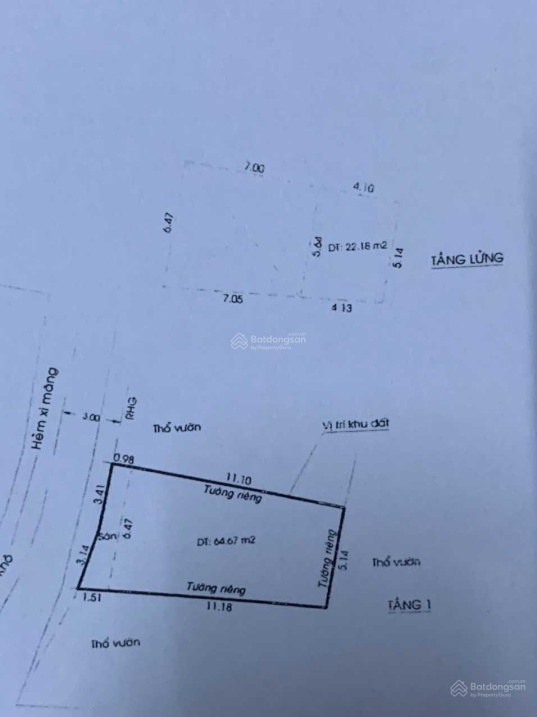 1 căn duy nhất, bán gấp nhà đường Phạm Hùng ND, Phước Lộc DT 6m5x12m, trệt lửng giá 4,3 tỷ
