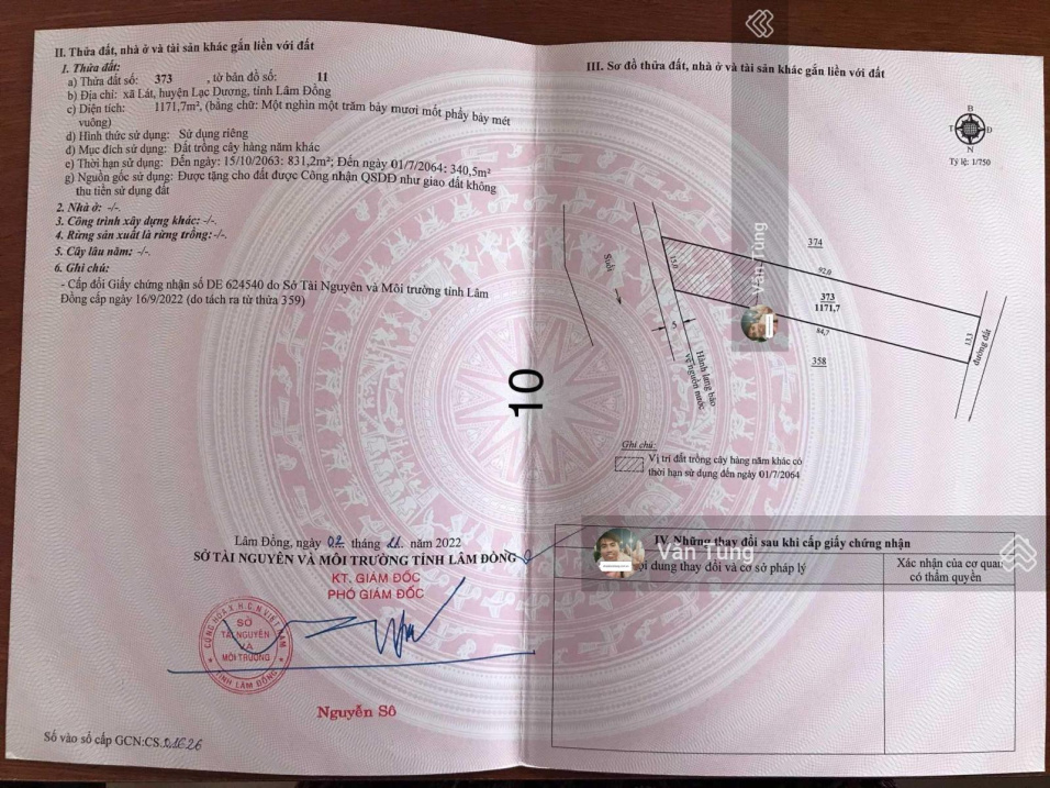 1 sào 1 tại Xã Lát, Lạc Dương, Lâm Đồng, gần KDL thung lũng vàng, view suối cực đẹp, giá 2tr8/m2