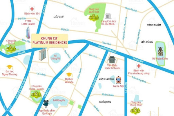 Chung cư Platinum Residences có vị trí đắc địa tại quận Ba Đình chung-cu-platinum-residences-2