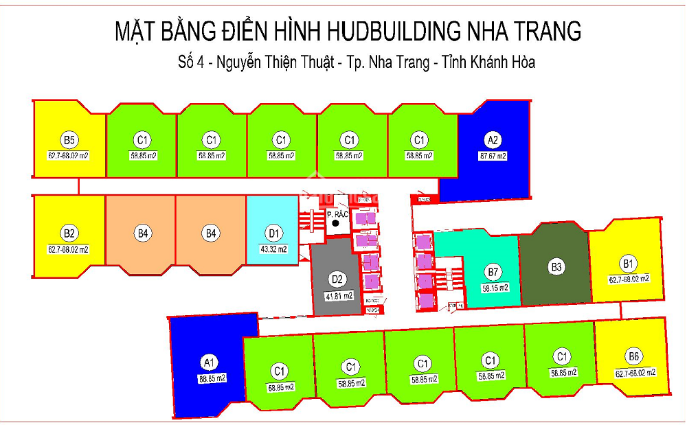BÁN NHANH CĂN GÓC 3 NGỦ Chung cư HUD Nguyễn Thiện Thuật Nha Trang giá rẻ.