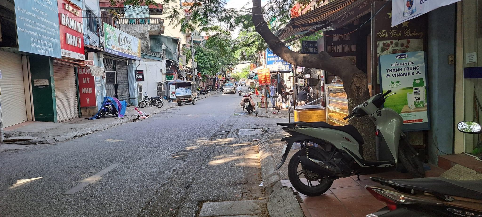 Bán ĐẤT mặt phố Vĩnh Hưng, KINH DOANH, xây tòa nhà dòng tiền/văn phòng, 170m2, 18.2 tỷ