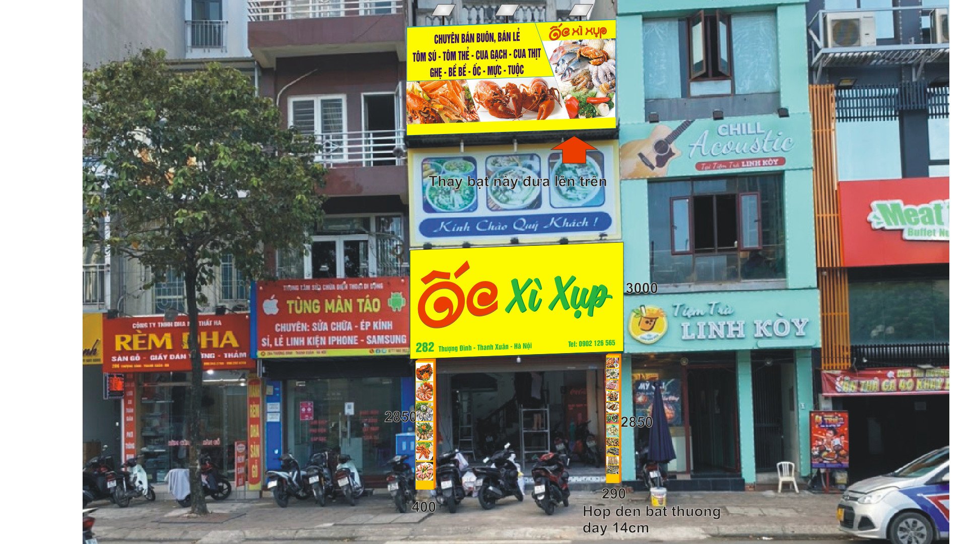 Sang nhượng Quán Ốc 282 Thượng Đình-Thanh Xuân