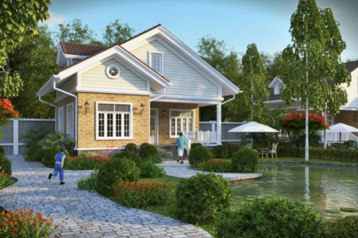 Mẫu biệt thự 1 tầng theo phong cách cổ điển. Biet-thu-1-tang-la-gi-7