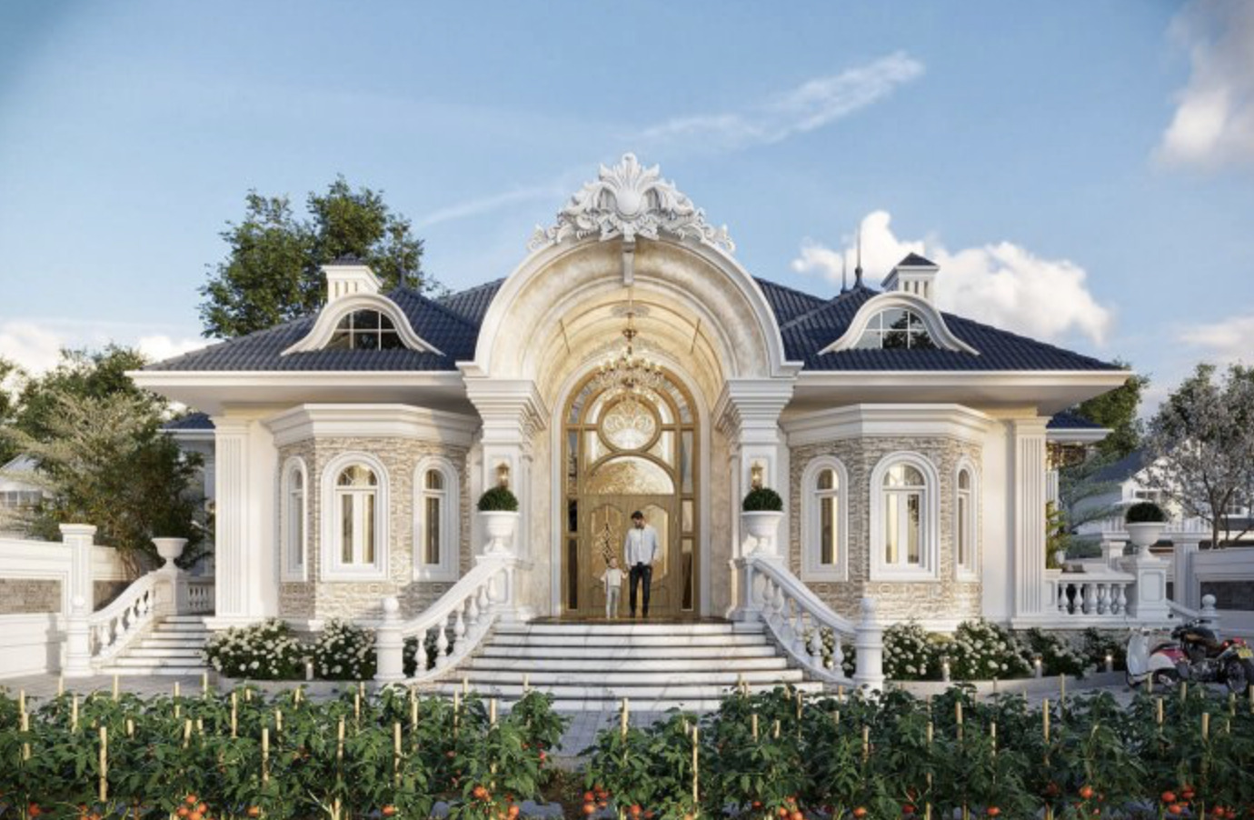 Biệt thự 1 tầng hiện nay rất được nhiều người ưa chuộng và lựa chọn Biet-thu-1-tang-la-gi-2