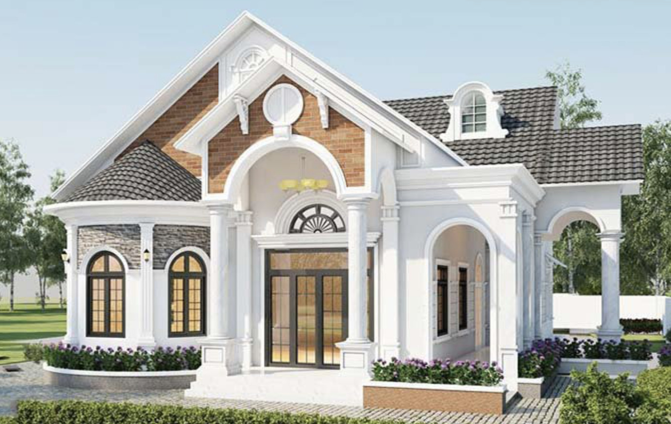 Biệt thự 1 tầng còn được gọi là biệt thự vườn 1 tầng Biet-thu-1-tang-la-gi-1