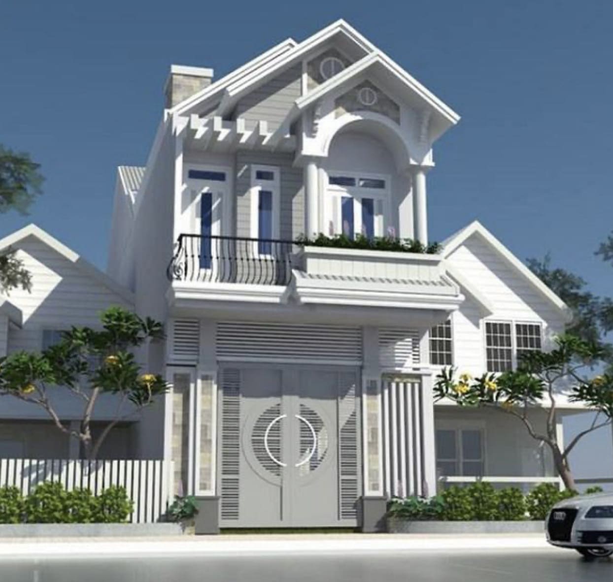 Hình ảnh mẫu nhà ống 2 tầng mái thái đẹp mắt nằm ở mặt tiền Nha-ong-2-tang-mai-thai-4