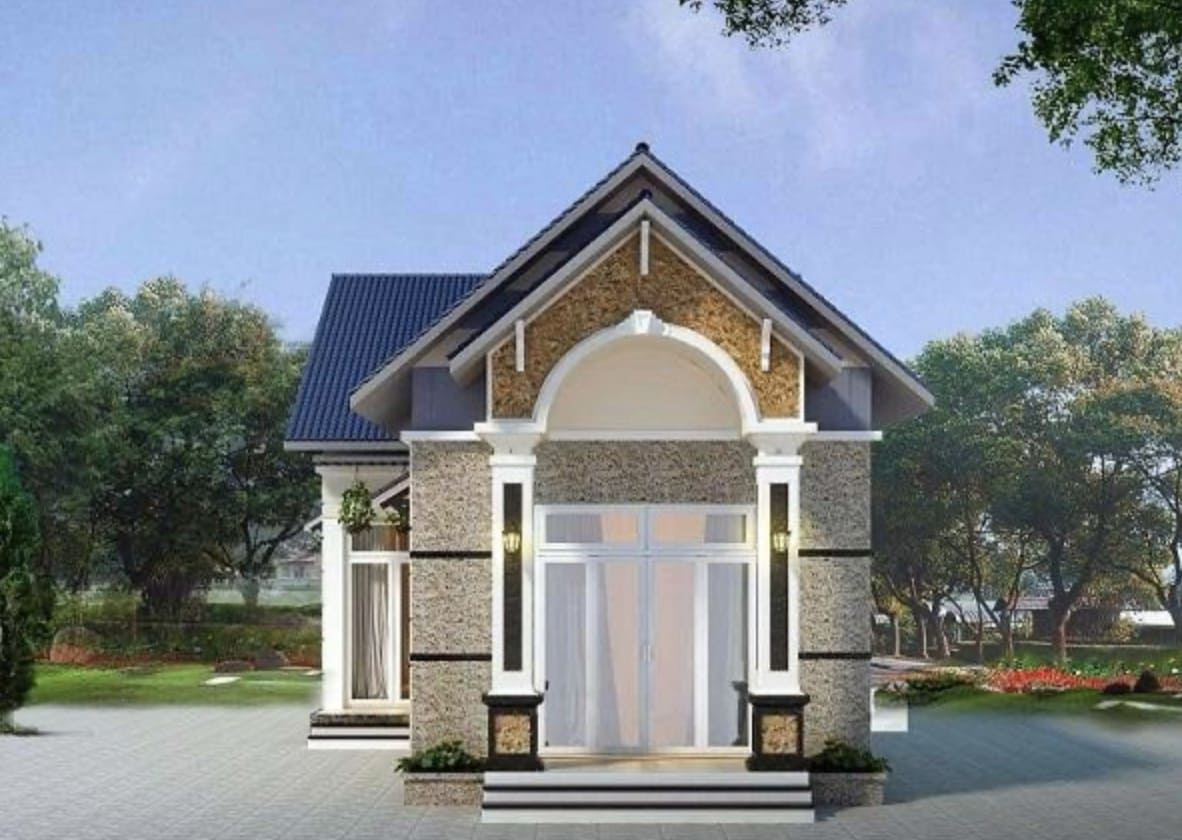 Ngôi nhà thiết kế không quá cầu kỳ nhưng mang lại ấn tượng độc đáo cho người nhìn Nha-ong-cap-4-mai-ton-6