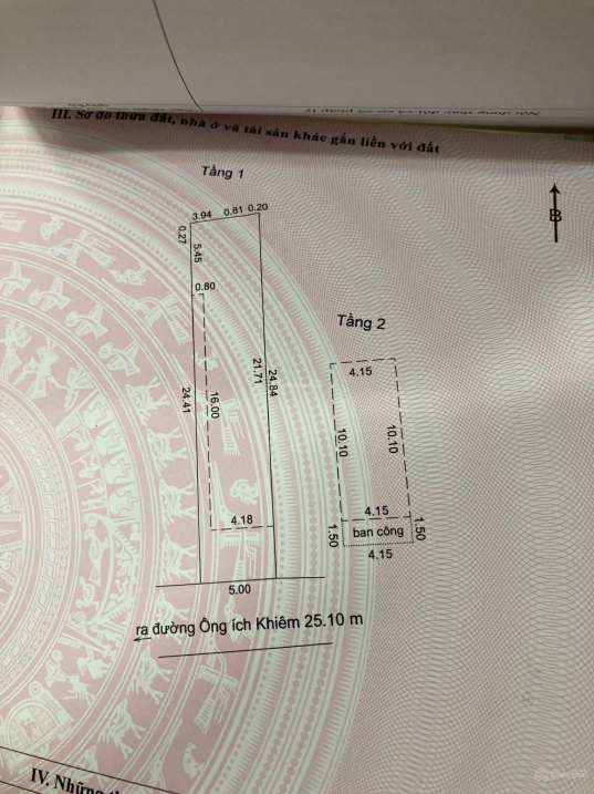 Bán 123m2 đất kiệt ô tô 5m Ông Ích Khiêm sát ngã 4 Lê Duẩn