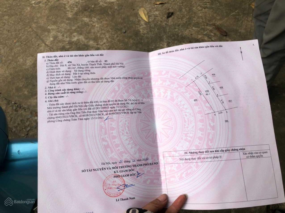 Bán 60m2, đất nền Tân Xã, ngõ thông, gần hồ Tân Xã, gần đại học FPT, khu công nghệ cao Hòa Lạc