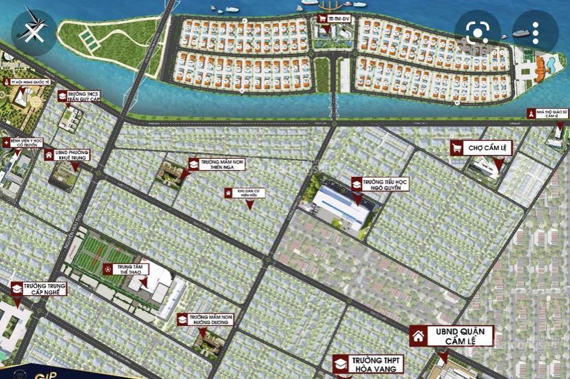 Bán đất biệt thự khu đảo nổi view sông và đường Thăng Long ngang 12m - 12m5 - 14m - 28m