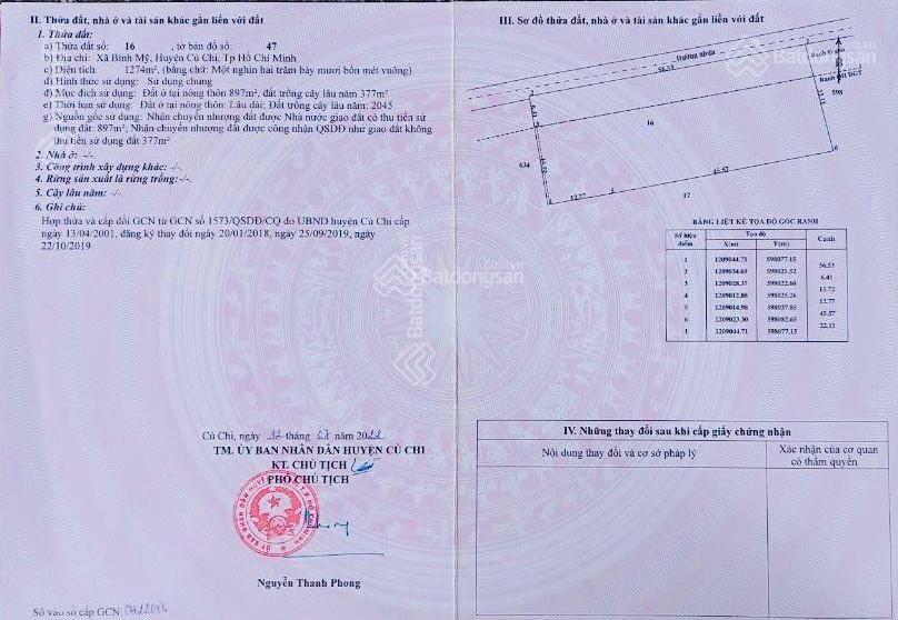 Bán đất phân nền 54.5 x 22m, hẻm nhựa một sẹc Hà Duy Phiên, xã Bình Mỹ, H Củ Chi, TPHCM