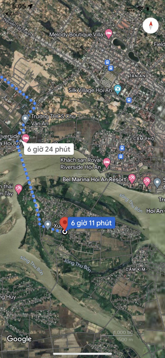 Bán lô đất 104m2 trung tâm xã Cẩm Kim, TP. Hội An, gần phố cổ, sổ lâu dài, giá rẻ cho người mua ở