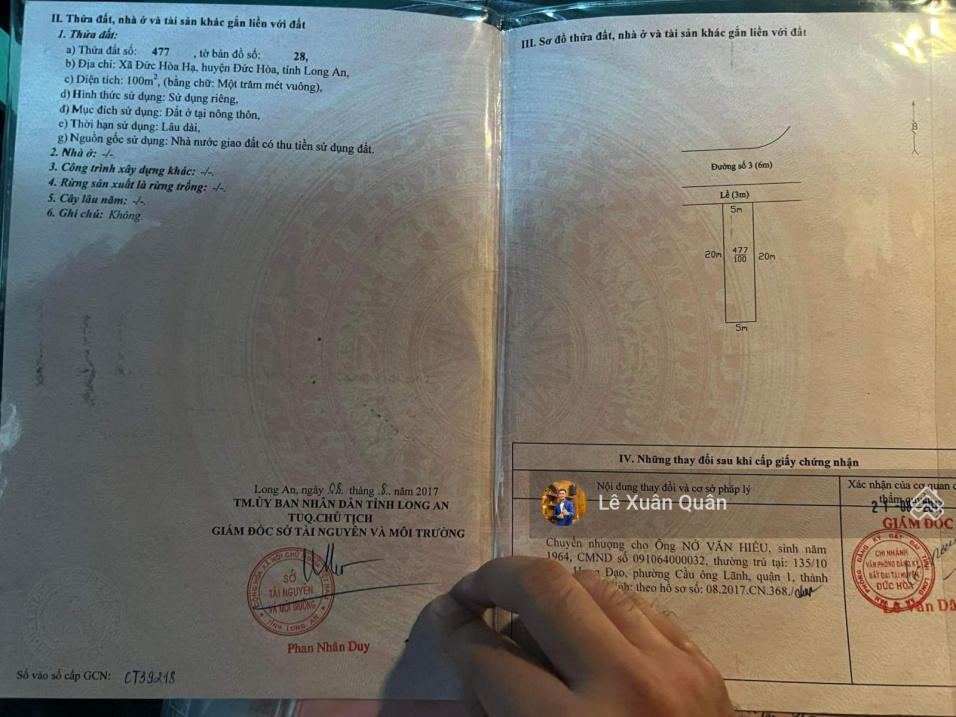 Bán lô đất đối diện công viên, block H. Giá 1,56 tỷ. 100m2. Rẻ hơn 690tr