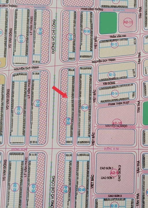 Bán lô đất đường Trần Văn Giảng, Ngũ Hành Sơn, Đà Nẵng giá chỉ 2tỷ690