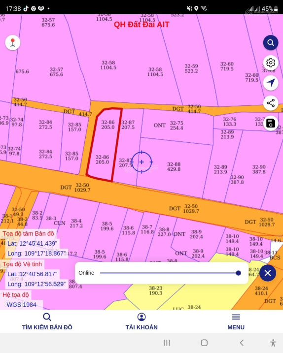 Bán mảnh đất 3 mặt tiền Nguyễn Huệ, thôn Tiên Ninh, Vạn Khánh - 205m2 giá 1 tỷ 750 triệu