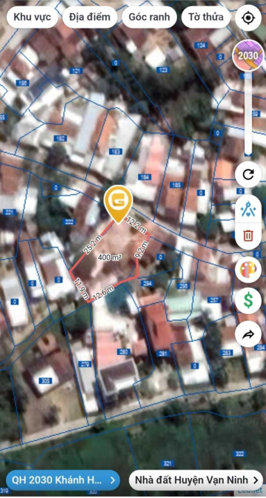 Bán mảnh đất 375.8m2 tại Vạn Thắng - Đường bê tông ô tô đỗ - Dân cư đông - Giá 2 tỷ 5