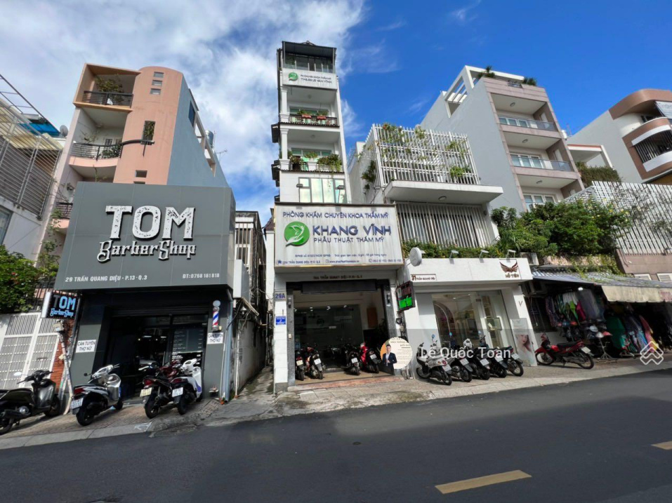 Bán nhà MT Trần Quang Diệu - 3 MT - 5 lầu ST - 4.4x21m - Có thang máy - Chỉ 23 tỷ TL