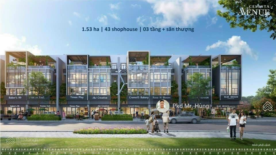 Bán nhà phố 2 mặt tiền Nguyễn Hữu Thọ Celesta Avenue, TT 30% cho đến khi nhận nhà. LH 0911 937 898