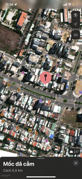 Bán nhanh lô đất rộng 382m2 mặt tiền đường Phạm Văn Đồng - Quận Sơn Trà, liên hệ: 0911 434 268