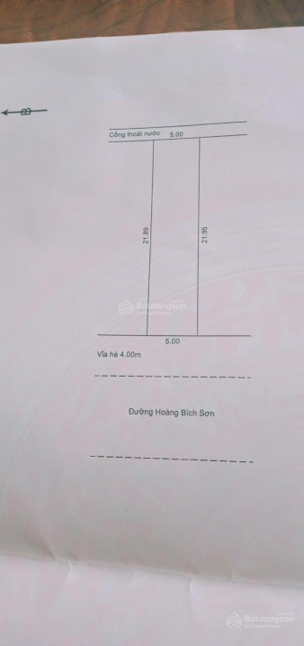 CC cần tiền bán gấp lô đất mặt tiền đường 7m5 Hoàng Bích Sơn, giá sụp hầm