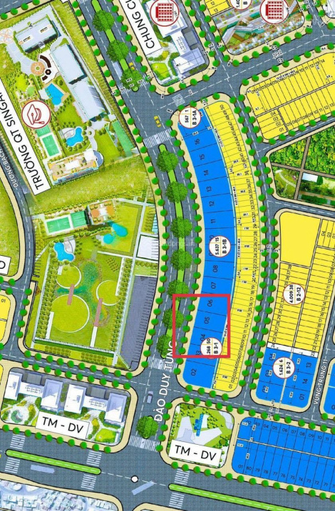 Cần bán cặp đất đường Đào Duy Tùng, khu đô thị Phú Mỹ An, Đà Nẵng, DT: 750m2